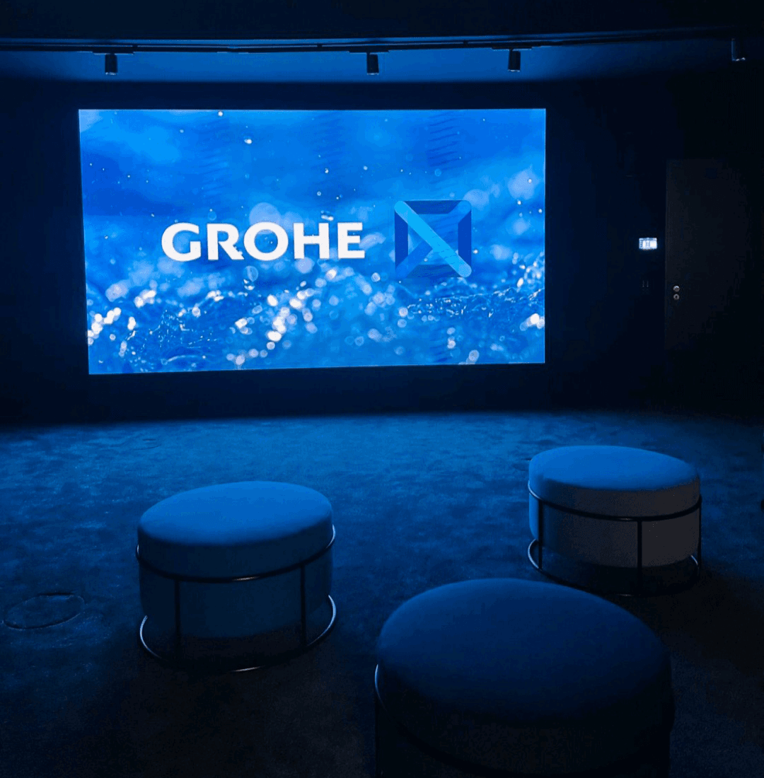 GROHE X immersive presentation space