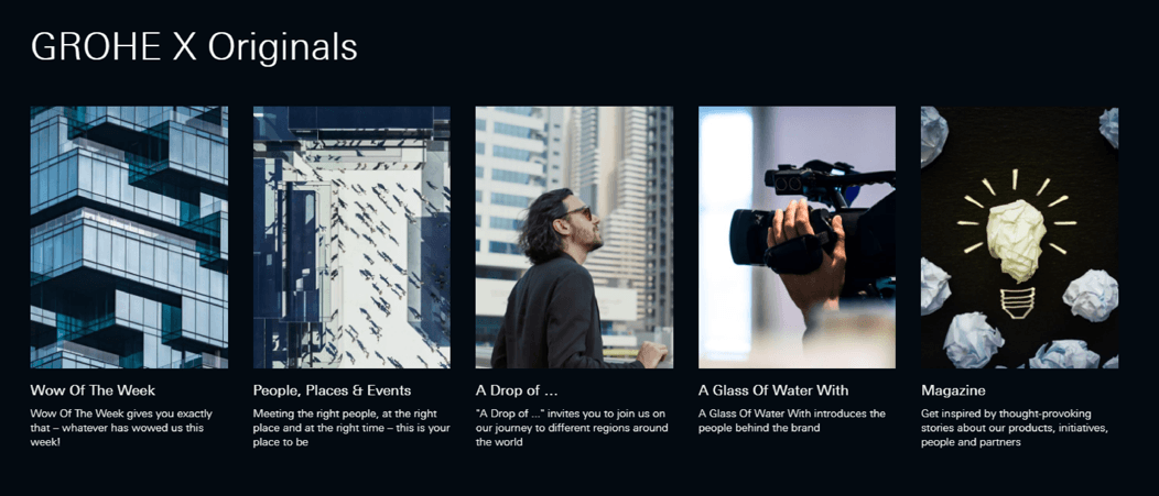 GROHE X Originals: architecture, people, water, and design stories