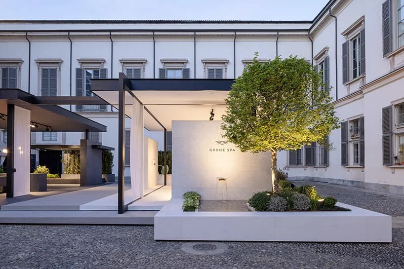 GROHE outdoor installation at Milan Design Week 2024